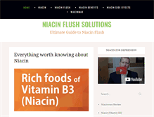 Tablet Screenshot of niacinflushsolutions.com